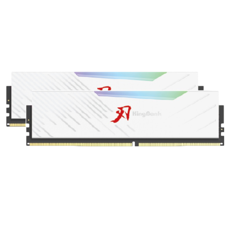 KingBank DDR5 48GB (2x24GB)6800MHz 白 未使用 DDR5 KingBank Memory
