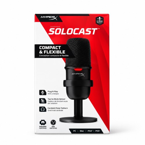 HyperX SoloCast Gaming Microphone USB